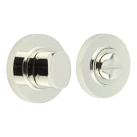 Burlington by Frelan Inner 3 Turn & Release with Knurled Rose - 47mm Diameter - Polished Nickel
