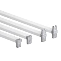 elfa Drawer Basket Tower - T & L Crossbars - 350mm Width - White - Pair