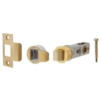Altro Quick Latch Privacy Tubular Latch - 71mm Case - 57mm Backset - Polished Brass