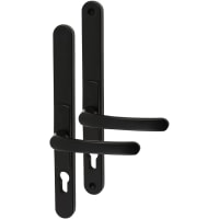 VERSA uPVC Adjustable Multipoint Door Handle - 260mm Bolt c/c - 62-95mm c/c - Black