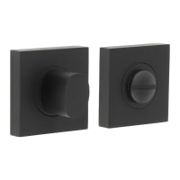 Burlington by Frelan Inner 3 Turn & Release with Square Plain Rose - 47 x 47mm - Matt Black