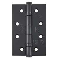 Eclipse Ball Bearing Grade 7 Butt Fire Door Hinge - 102 x 67 x 2mm - Matt Black - Pair