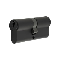 Eurospec 5 Pin 80mm Euro Double Cylinder - 40 + 40mm - Matt Black - Keyed to Differ