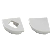 Sensio Beam Angled Profile End Cap Set - Grey