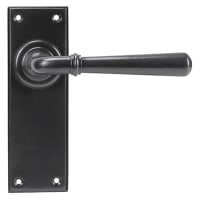 From The Anvil Aged Bronze Latch Door Handles - Newbury Range - 152 x 50mm