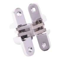 Altro Concealed Hinge - 45 x 13mm - Polished Chrome - Pair