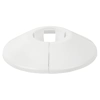 Pipe Collars - 65mm Diameter for 22mm Diameter Pipe - White