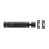 Atlantic French Door Bolt/Flat Section Bolt - 150 x 35mm - Urban Dark Bronze