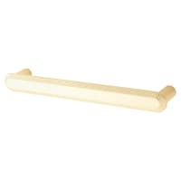 Hampstead Morley 19mm Bobbled D-Bar Cabinet Pull Handle - 160mm Centres - Satin Brass