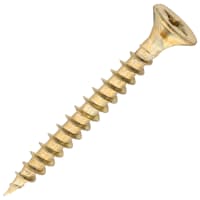 SiDAX General Purpose Pozi Countersunk Chipboard Wood Screws - 4.0 x 35mm - Yellow Zinc - Pk of 200
