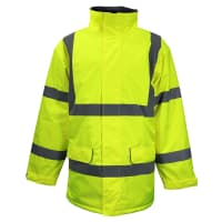 TIMCO Hi Visibility Parka Jacket - Yellow - XL