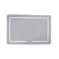 Croydex Flexi-Fix Chaumont 23W LED Bathroom Mirror - Demister & Shaver Socket - 900 x 600 x 55mm
