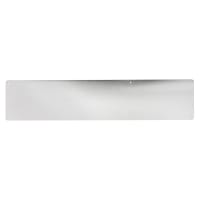 Altro Stainless Steel Kick Plate - 900 x 150 x 1.2mm - 8 Screw Holes - Radius - Satin