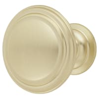 Altro Hythe Round Cabinet Knob - 37mm Diameter - Satin Brass