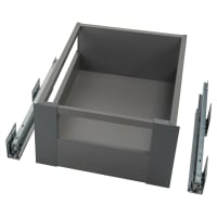 Blum MERIVOBOX BLUMOTION E Height Soft Close Drawer - Gallery Rails & Fronts - (H) 192 x (D) 450 x (W) 352mm - Grey
