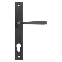 From The Anvil Aged Bronze uPVC Slimline Multipoint Door Handles - 92mm c/c - Avon Range