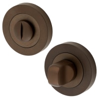 Jedo by Frelan Bathroom Turn & Release - 50mm Diameter - Dark Bronze