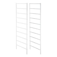 elfa Drawer Basket Tower - Mini 10 Frame Sides - 435 x 1040mm - White - Pair