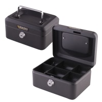 Sterling Cash Box - 6 Inch - Black