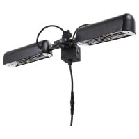 Forum Zink Topaz IPX3 2 x 800W Parasol Heater - 1600W