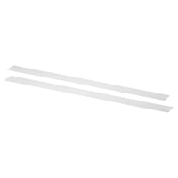 elfa Top Track System - Top Track Cover - 580mm Length - White - Pack of 2