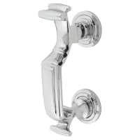 Heritage Brass by M Marcus Doctor Door Knocker - Polished Chrome - 192 x 43mm