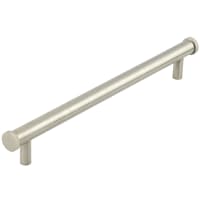 Hoxton by Frelan Thaxted 15mm Knurled T-Bar Cabinet Pull Handle - 224mm c/c - Satin Nickel