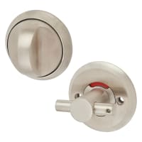 Eclipse Anti-Ligature Bathroom Turn & Release with Emergency Release Key - 62mm Diameter - SSS