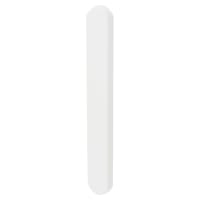 TSS uPVC External Blank Plate - 215mm Bolt Centres - White