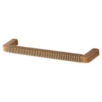 Altro Buxton 9mm D-Bar Cabinet Pull Handle - 128mm Centres - Antique Brass