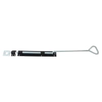 Monkey Tail Gate Bolt - Bow Handle - 920mm Length - Black Japanned