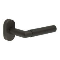 CRES by Frelan Dark Bronze uPVC Multipoint Door Handles on Oval Rose - CR-102 Range