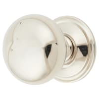 From The Anvil Mushroom Round Cabinet Knob - 32mm Diameter - Polished Nickel