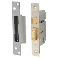 ERA Viscount Bolt Through 5 Lever Sashlock - 64mm Case - 44mm Backset - Satin Chrome