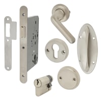 Eclipse Anti-Ligature Auto Locking Lever Doorset for Medical & Safe Rooms - 44mm Thick Doors