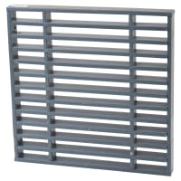 Norseal Intumescent Air Transfer Vent - FD60 - 300 x 225mm - Silver