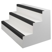 EdgeGrip Heavy Duty Anti Slip Stair Nosing Strip - 1000 x 55 x 55mm - Black