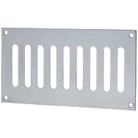 Altro Plain Slotted Vent - 165 x 89mm - 3040mm² Free Air Flow - Satin Stainless Steel