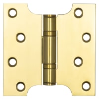 Jedo Parliament Hinge - 102 x 102 x 3mm - Polished Brass - Pair