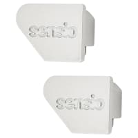Sensio Contour End Cap Set - Silver