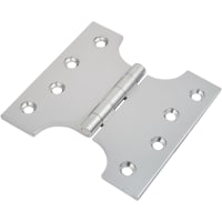 Parliament Hinge - 100 x 50 x 100mm - Polished Chrome - Pair
