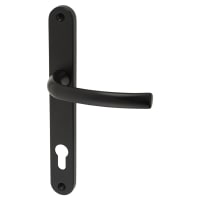 Arrone AR7550 Black uPVC Multipoint Door Handles - 92mm c/c - 70mm door