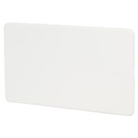 Knightsbridge 2 Gang Blank Plate - Matt White