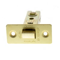 Atlantic Fire-Rated Tubular Latch - 63mm Case - 45mm Backset - Square - Satin Brass