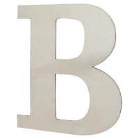 Rutland Frontier Collection 75mm Concealed Self Adhesive Door Letter - B - Polished Nickel