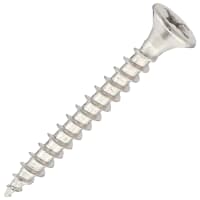 SiDAX Pozi Countersunk Wood Screws - 3.5 x 30mm - A2 Stainless Steel - Pack of 200