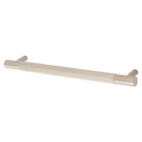 Alexander & Wilks Brunel 13mm Knurled T-Bar Cabinet Pull Handle - 160mm Centres - Satin Nickel