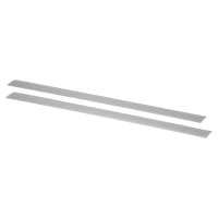 elfa Top Track System - Top Track Cover - 425mm Length - Platinum - Pack of 2