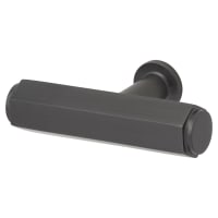 Alexander & Wilks Vesper Hex 14mm T-Bar Cabinet Knob - 55 x 33mm - Dark Bronze