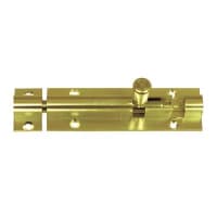 Altro Polished Brass Straight Barrel Bolt - 150 x 32mm